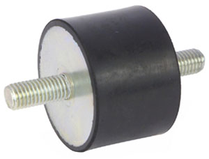 Mini Exhaust Bobbins Rubber Silencer Mounting - 6mm - Spalding Fasteners